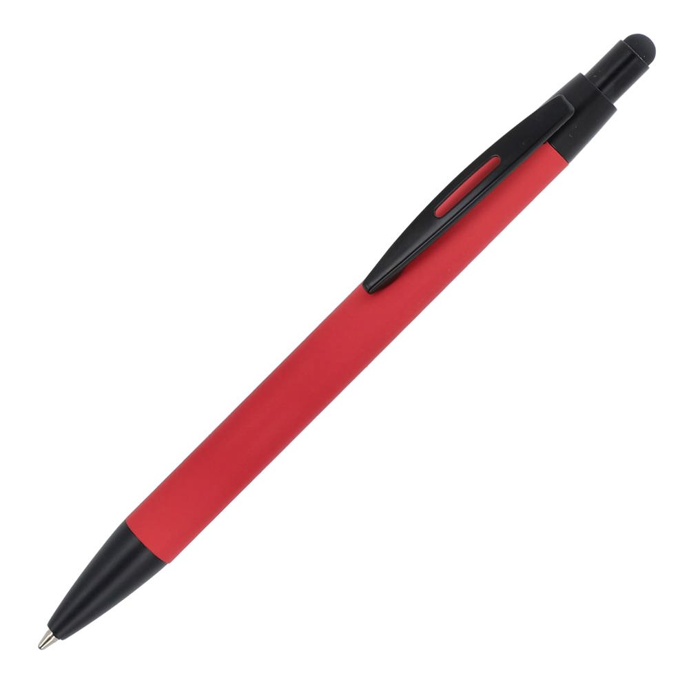 Balpen Alaska soufttouch met stylus R-AL - kopen of bedrukken - Rood