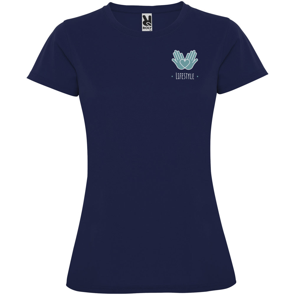 Montecarlo 150 g/m² sportshirt met korte mouwen voor dames