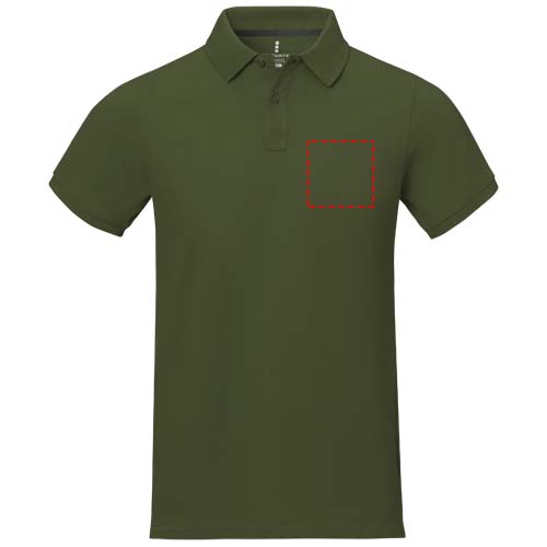 Calgary 200 g/m² herenpolo met korte mouwen