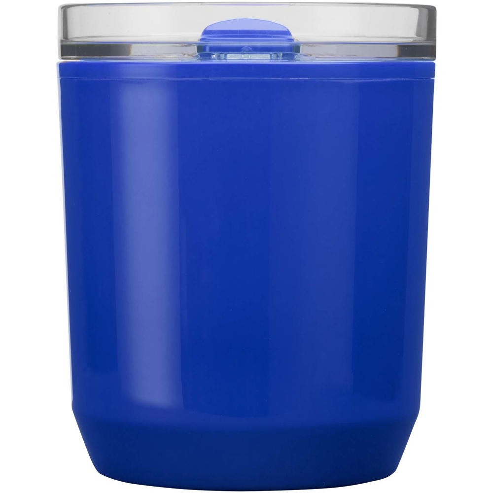 Hudson 180 ml dubbelwandige beker van gerecycled plastic