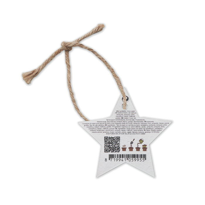 STARSEED - Zaadpapier kerstornament