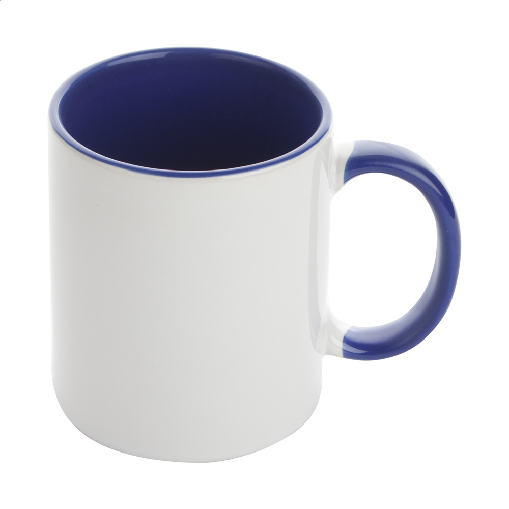 InnoColour - sublimatie mok - voor bedrijven en relatiegeschenken - blauw/wit