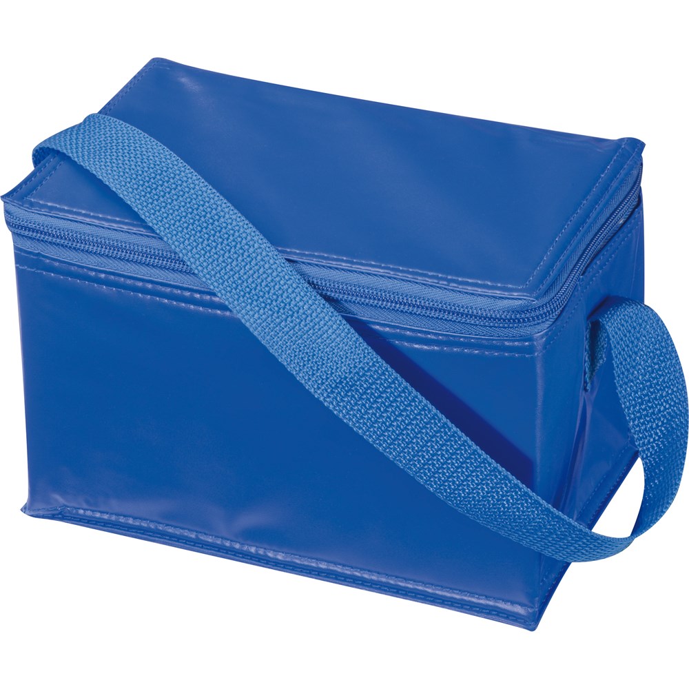 Koeltas voor 6 blikjes van 0,33 cl - voor bedrijven en relatiegeschenken - Blauw