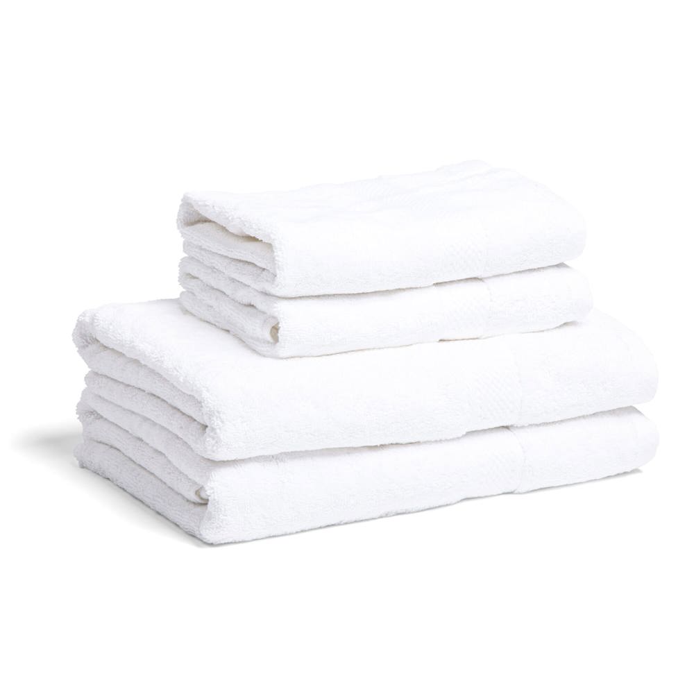 Lord Nelson Fairtrade handdoek 70x130cm set van 3 - voor bedrijven en relatiegeschenken - Wit