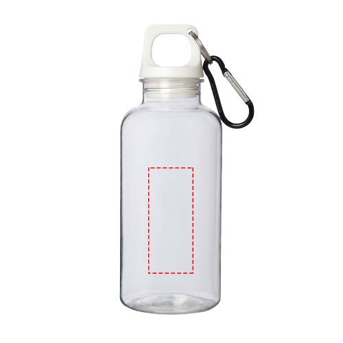 Oregon 400 ml waterfles van RCS-gecertificeerd gerecycled plastic met karabijnhaak