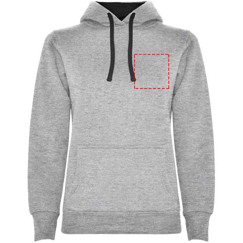 Urban 280 g/m² hoodie voor dames