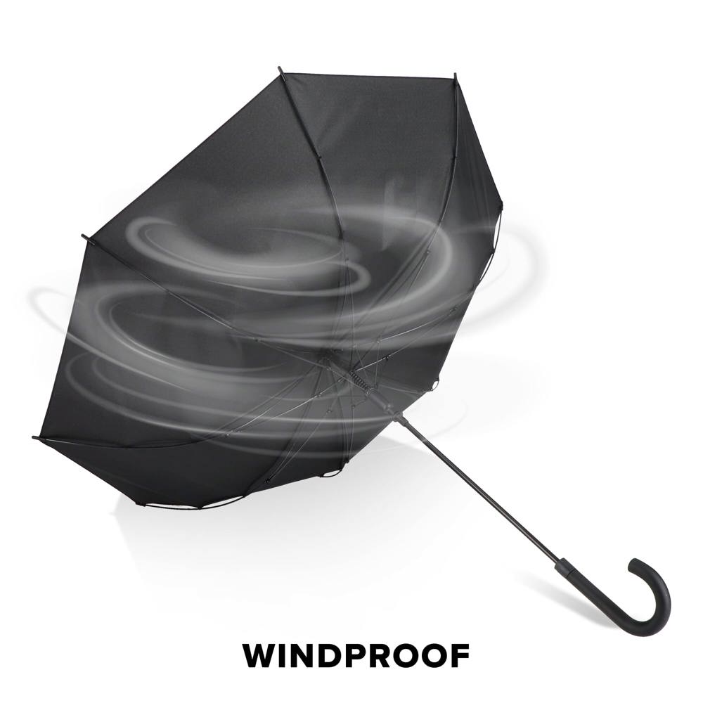 Verdure 190T Pongee 23" Winddichte haakparaplu Auto open