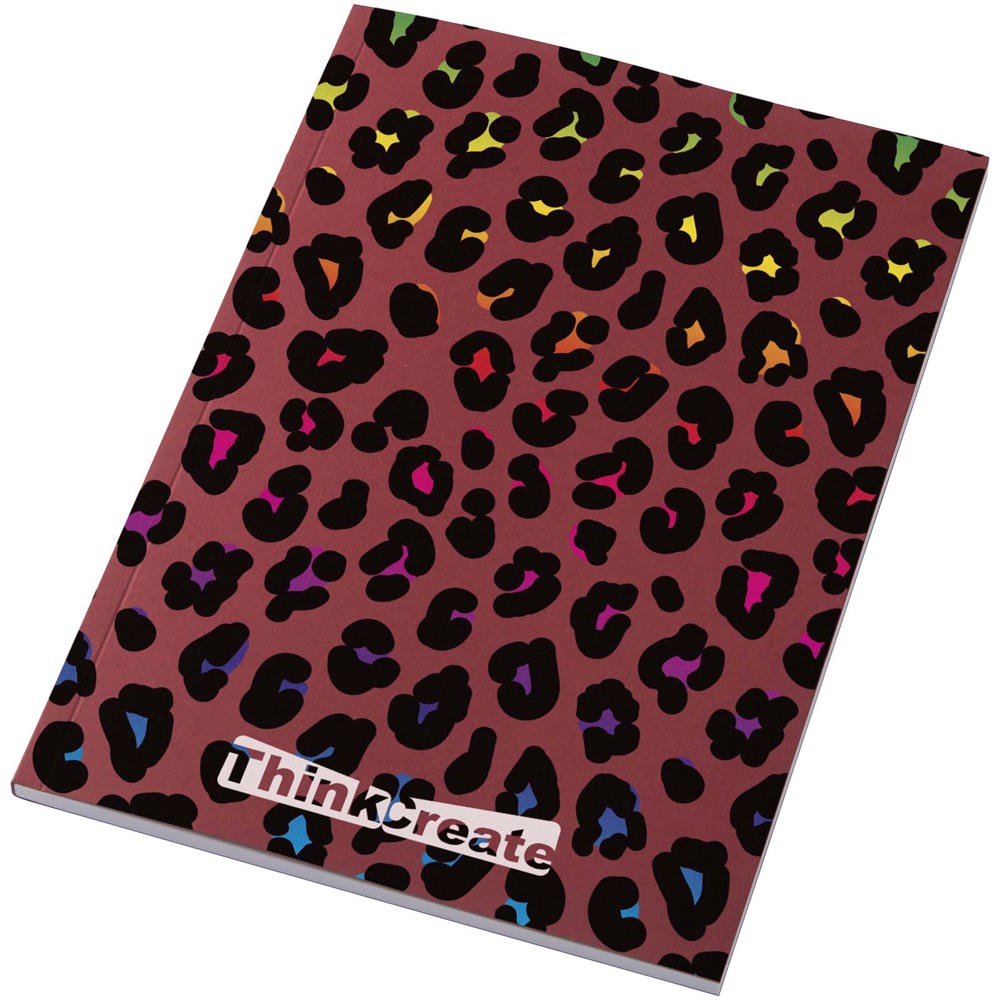 Novella Austen A5 notitieboek met zachte cover, 50 vellen - met logo of onbedrukt bestellen - Rood