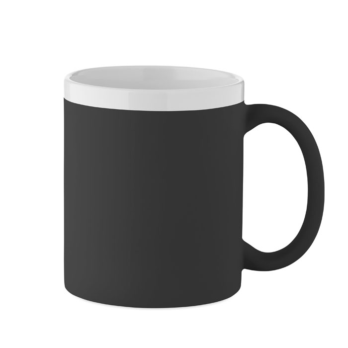 MUGIVA - Keramische mok 300ml - kopen of bedrukken - Zwart