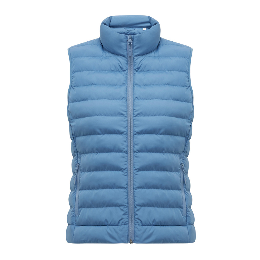 IQONIQ Meru dames gerecycled polyester bodywarmer - voor bedrijven en relatiegeschenken - moon blue (± PMS 17-4029 TCX)