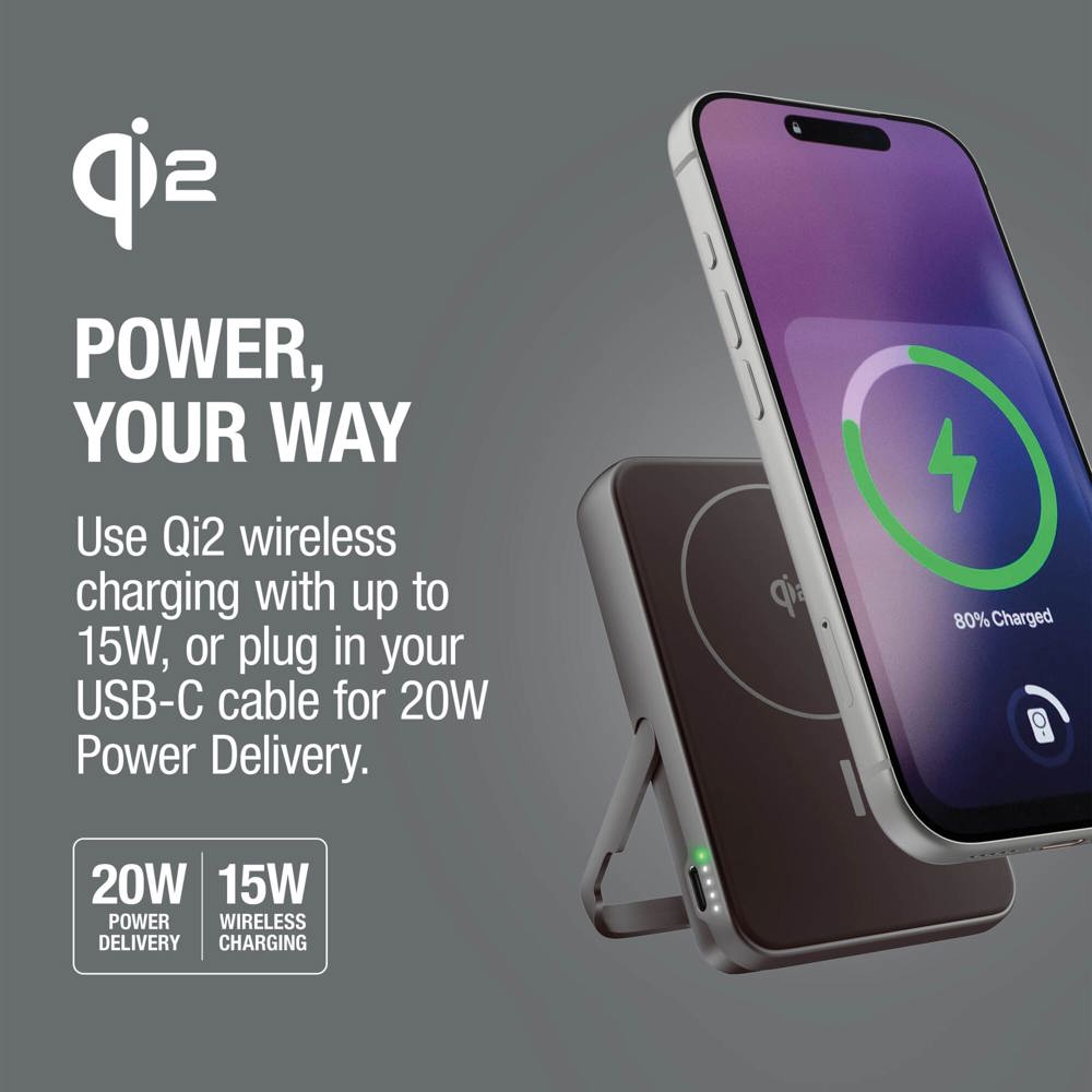 Fresh 'n Rebel Draadloze Powerbank 10000mAh Geschikt voor MagSafe 