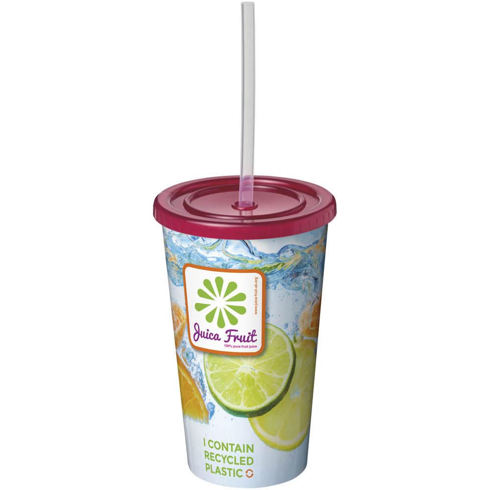 Brite Americano® 350 ml dubbelwandige beker - voor bedrijven en relatiegeschenken - Magenta