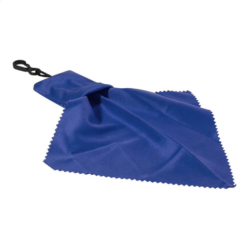 Cleango - RPET reinigingsdoekje - voor bedrijven en relatiegeschenken - blauw