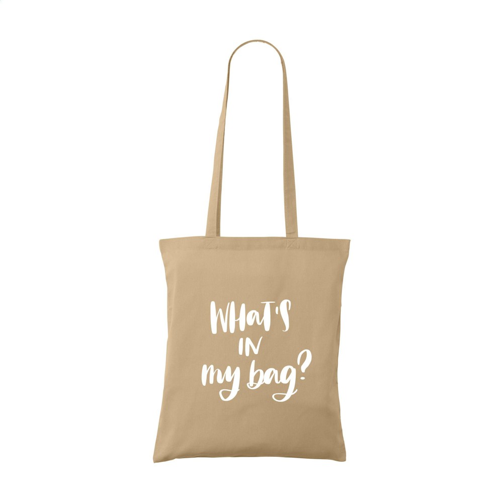 Shoppy Colour Bag (120 g/m²) katoenen tas - bruin (± PMS 466C)