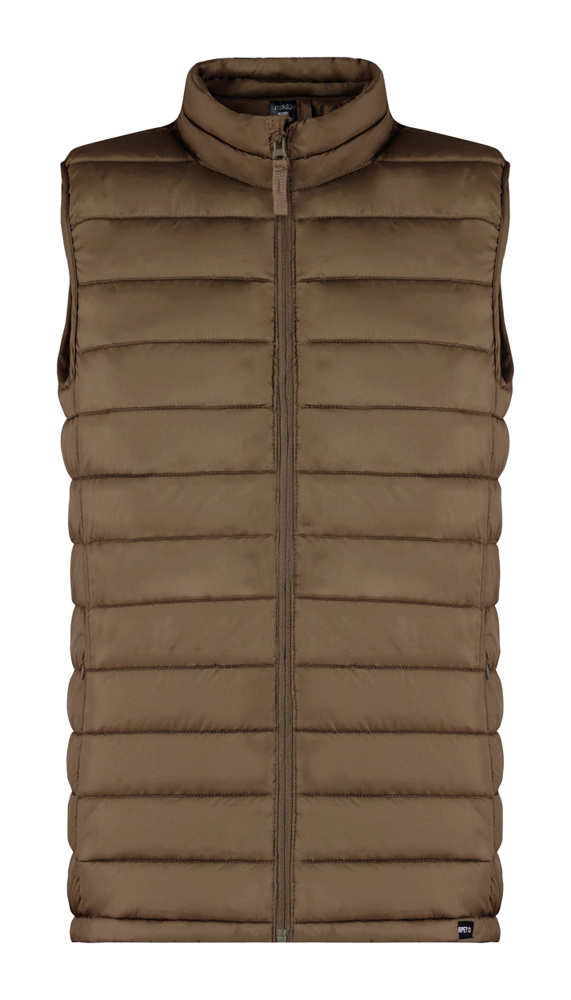 Vespa - RPET bodywarmer - kopen of bedrukken - bruin