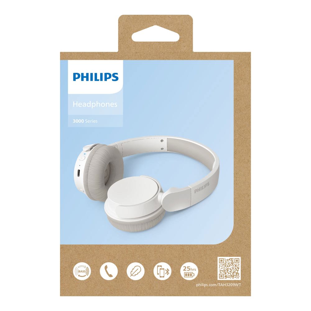TAH3209 |Philips Bluetooth on ear Headphones met 25 uur speeltijd