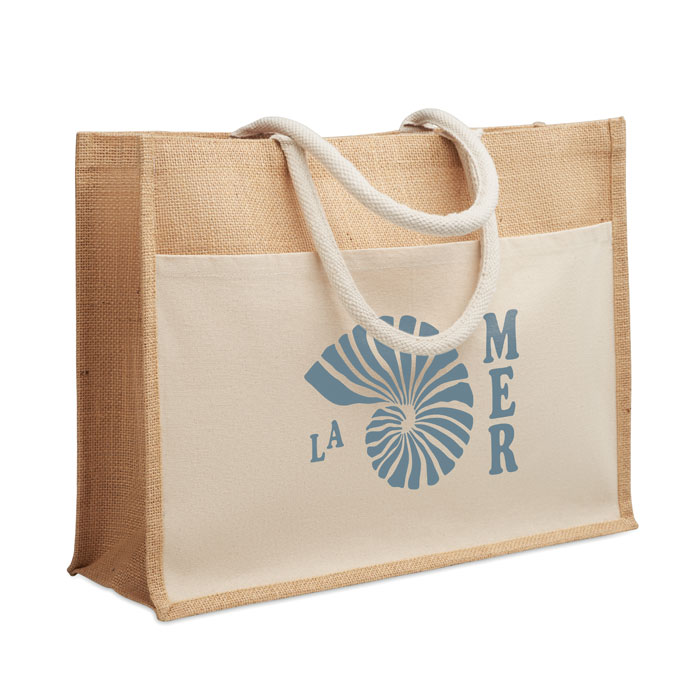 BAGA - Jute boodschappentas - voor bedrijven en relatiegeschenken