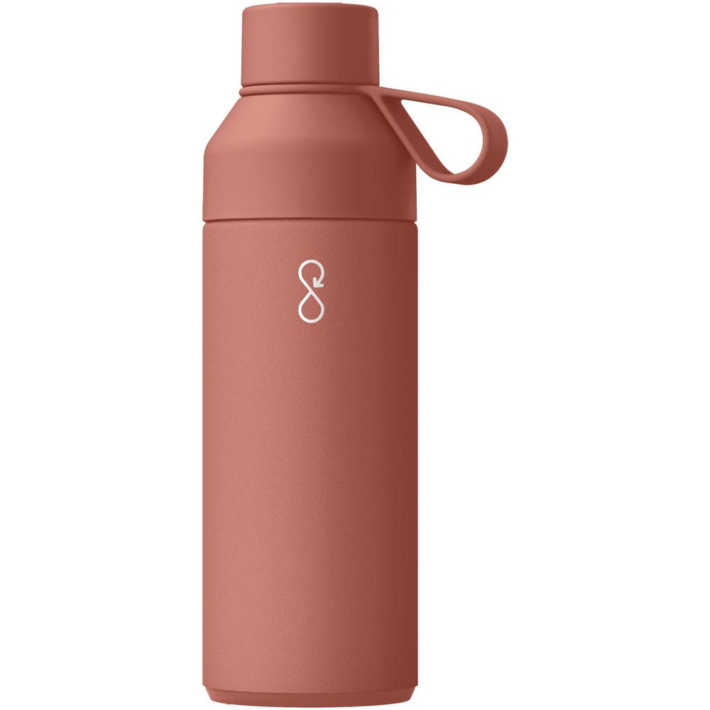 Ocean Bottle vacuümgeïsoleerde waterfles van 500 ml - bedrukt of onbedrukt verkrijgbaar - Baksteen