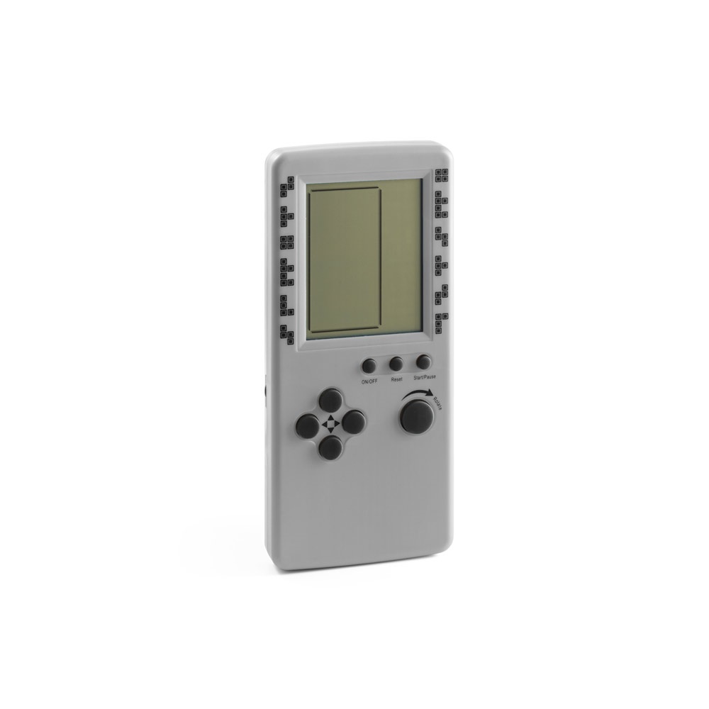 BRANSON. Klassieke console met 26 games in ABS - voor bedrijven en relatiegeschenken - Grijs