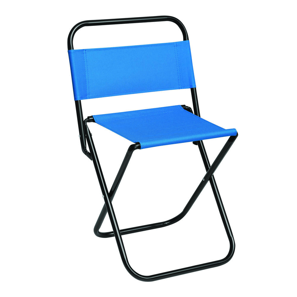 TAKEOUT - Camping-klapstoel TAKE OUT - voor bedrijven en relatiegeschenken - blauw