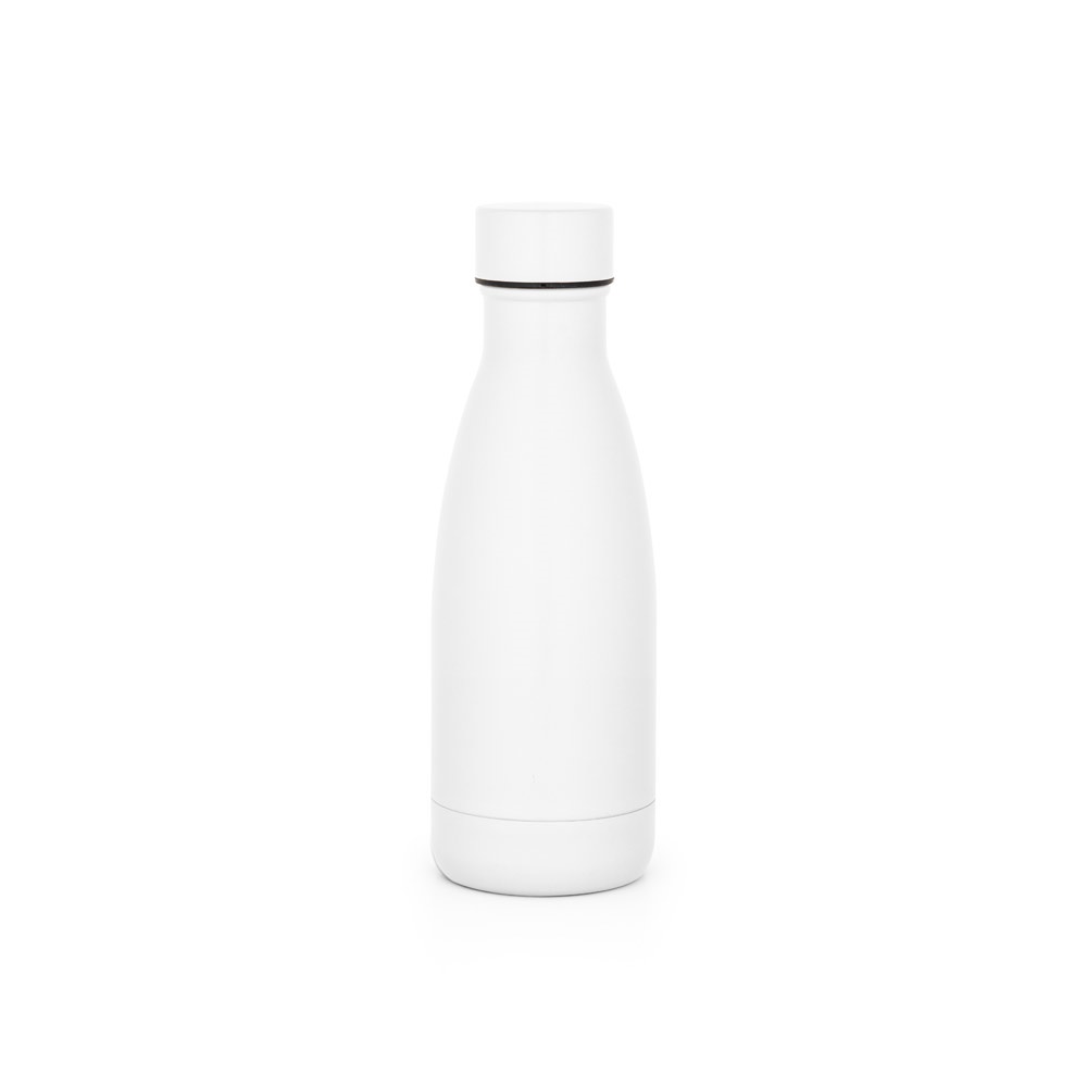 RE-BUFFON S. Thermosfles van 90% gerecycled roestvrij staal 400 ml - kopen of bedrukken - Wit