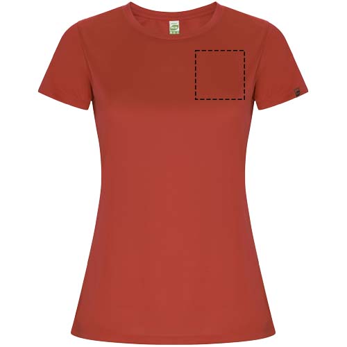 Imola 135 g/m² sportshirt met korte mouwen voor dames