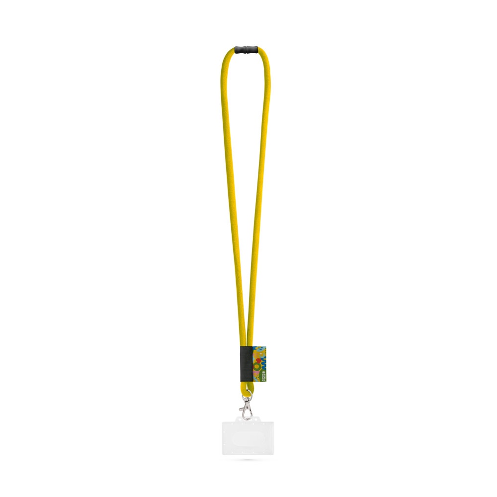 WATFORD. Op maat gemaakte polyamide lanyard - met logo of onbedrukt bestellen - 310 - Geel