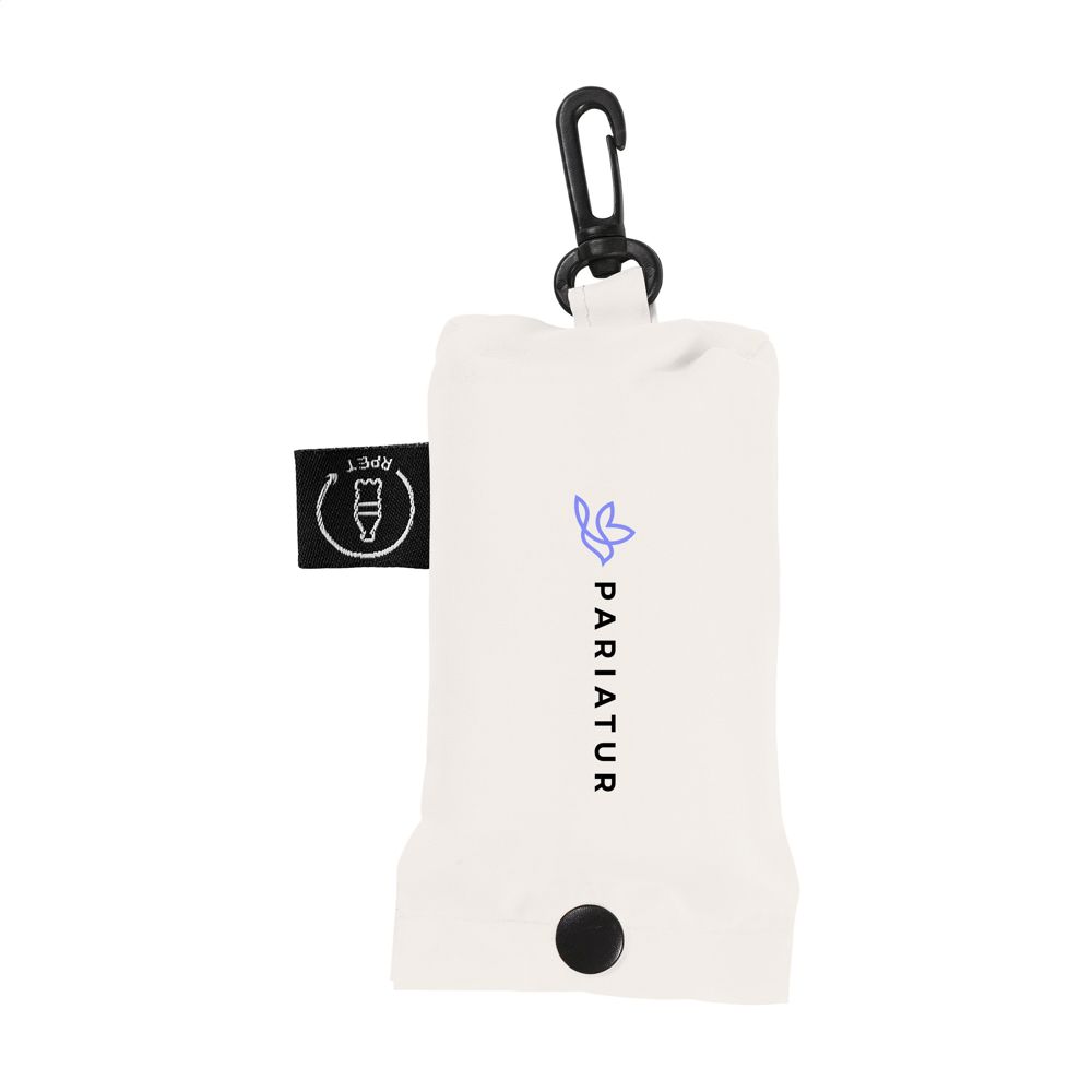 Shop Easy GRS RPET opvouwbare winkeltas - met logo of onbedrukt bestellen - Wit