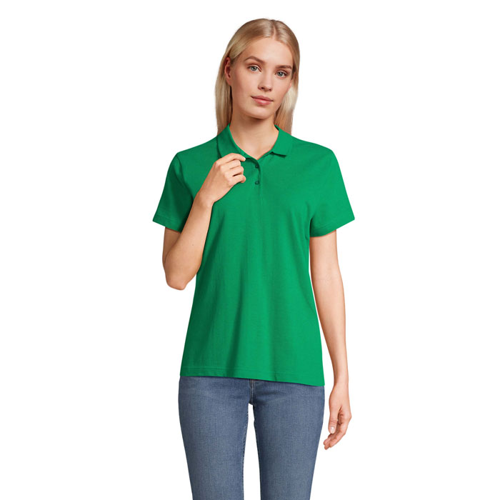 PULSE WOMEN - PULSE DAMES POLO - met logo of onbedrukt bestellen - Helder Groen