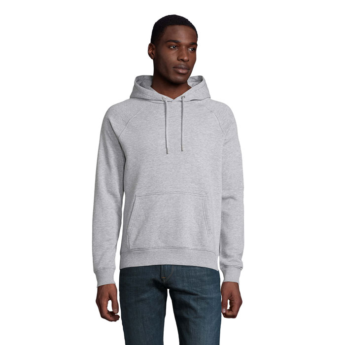 STELLAR - STELLAR Unisex capuchon - kopen of bedrukken - Grijs Gemêleerd 2