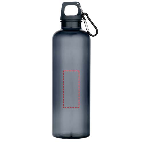 Oregon 750 ml waterfles van RCS-gecertificeerd gerecycled plastic met karabijnhaak