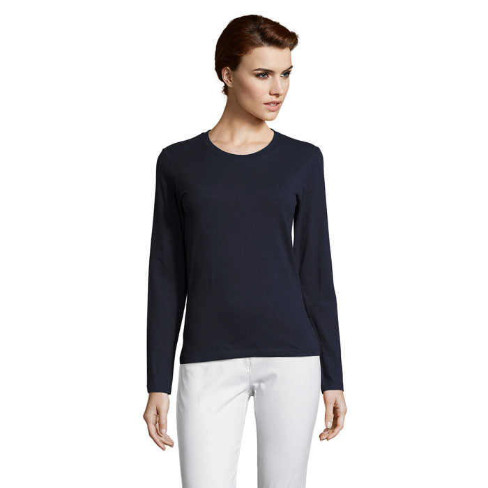 IMPERIAL LSL WOMEN - IMPERIAL LSL DAMES T-SHIRT - met logo of onbedrukt bestellen - Franse Marine