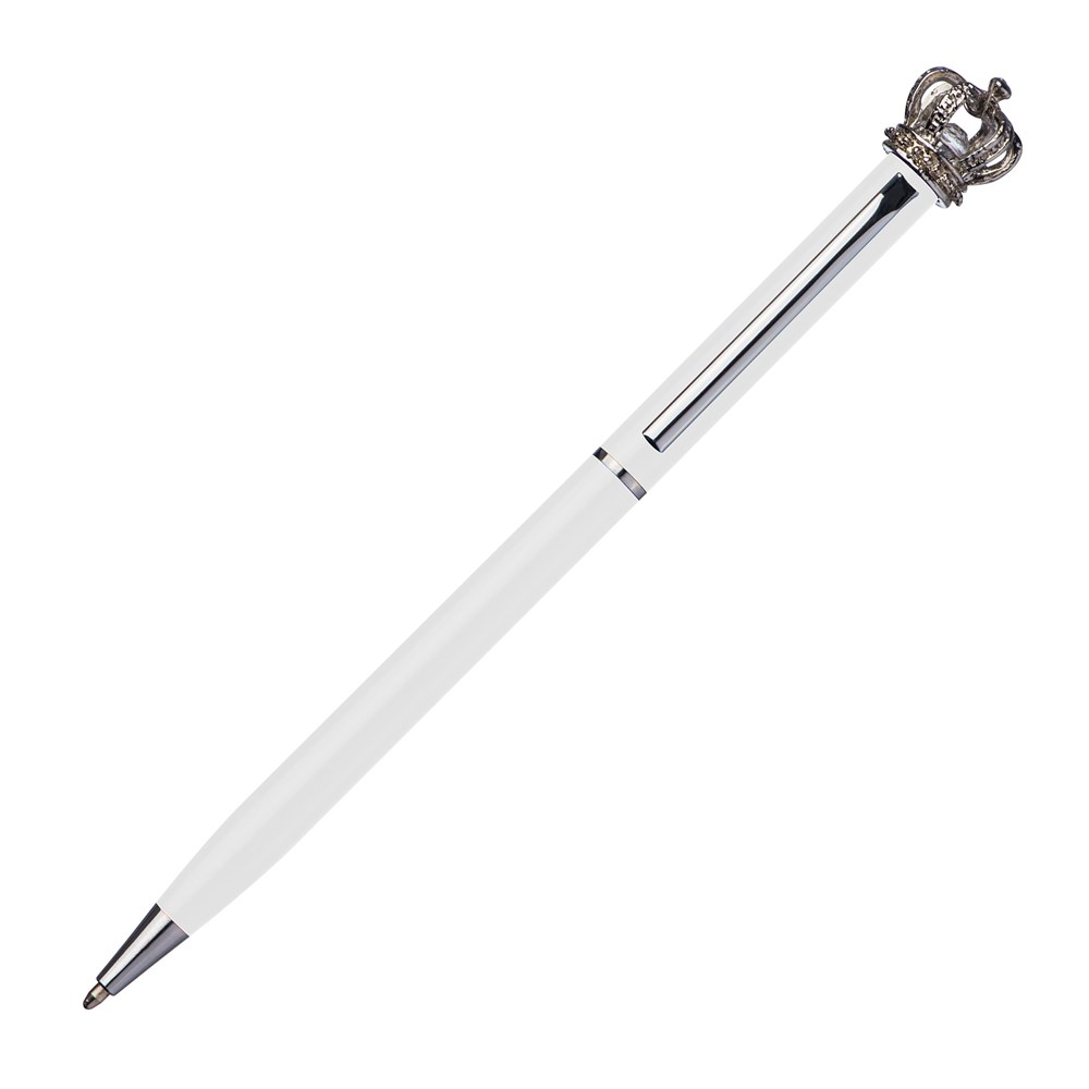 Metalen balpen met koninklijke allure
