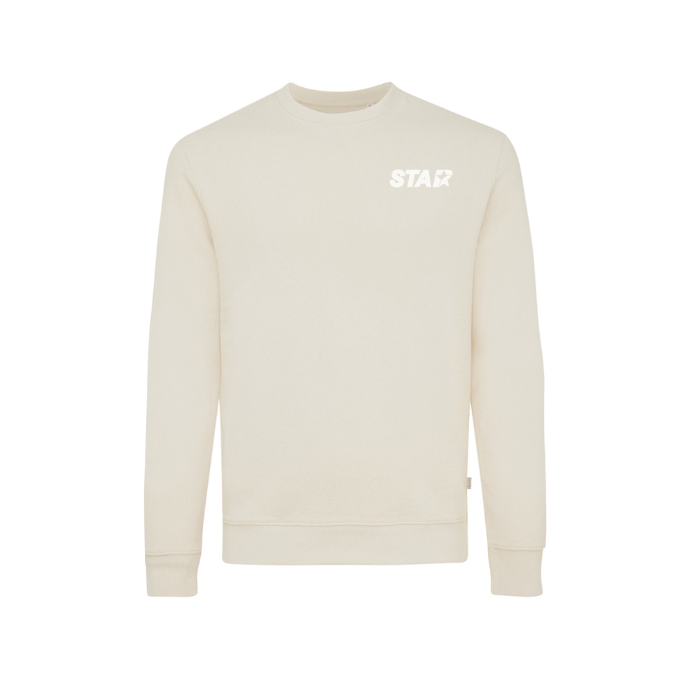 IQONIQ Denali gerecycled katoen sweater ongeverfd