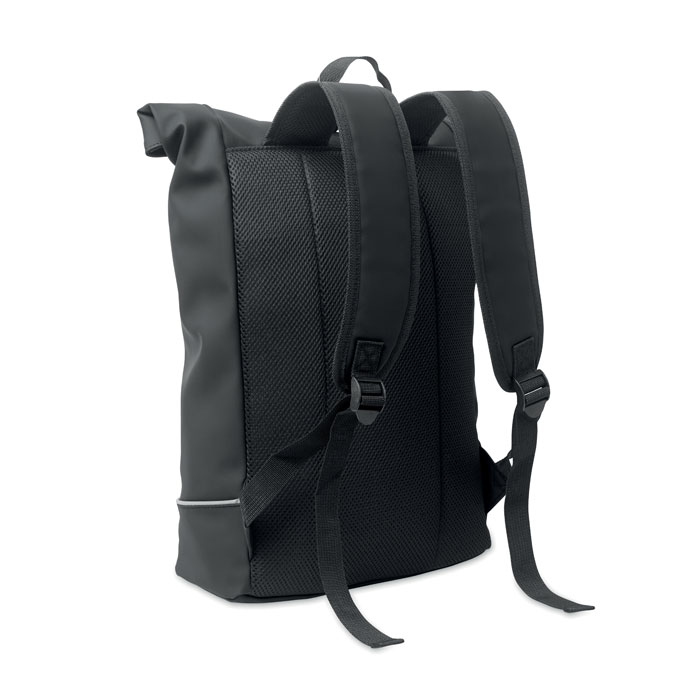 LAPTOSA - Laptop 15" rolltop PU rugzak
