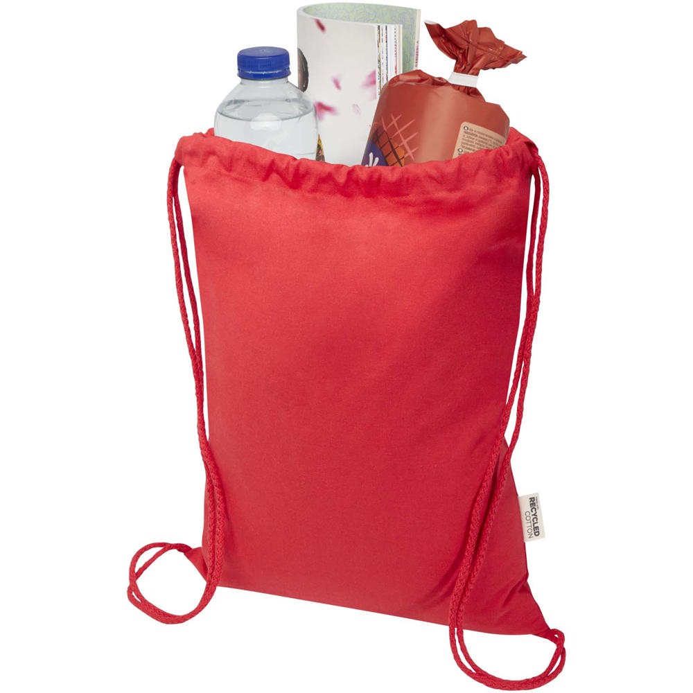 Oregon Blend 140 g/m² GRS gerecyclede tas met trekkoord 5 l