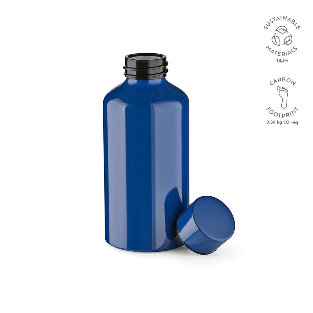 Yukon fles gerecycled aluminium 550 ml - kopen of bedrukken - blauw