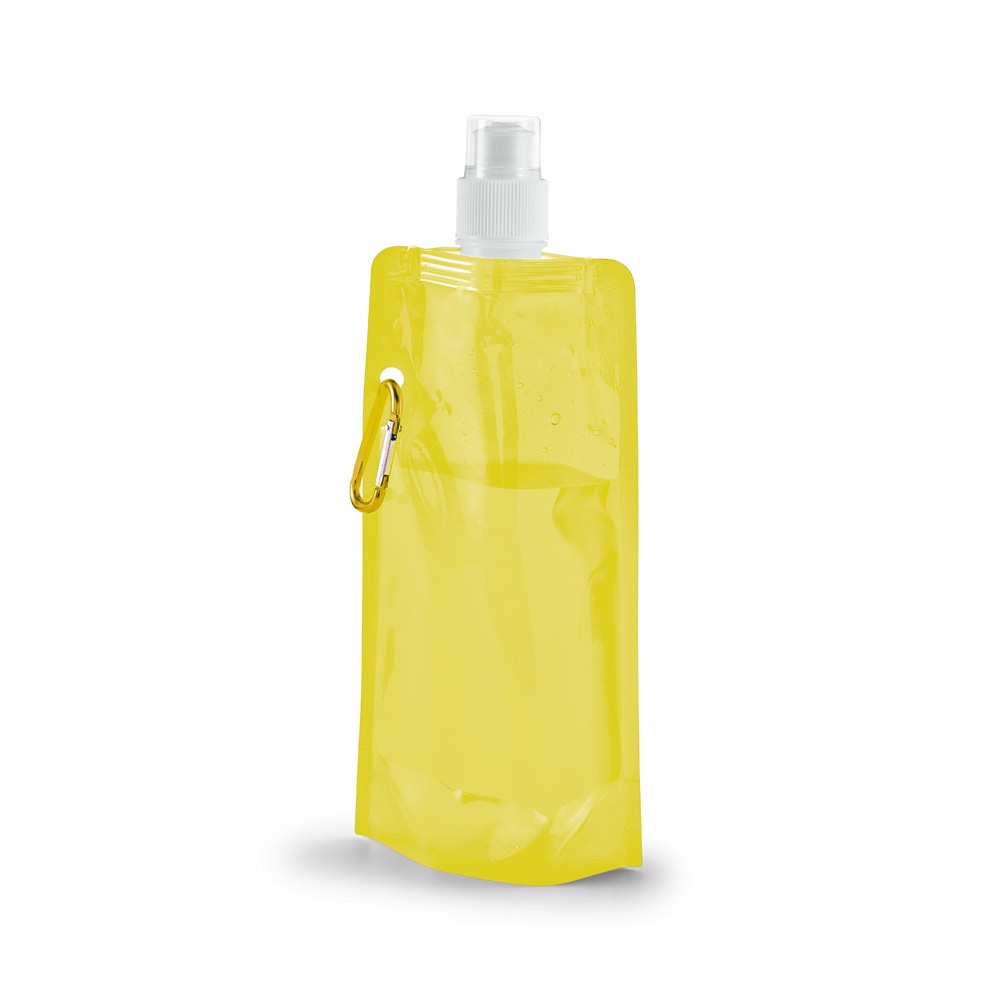 KWILL. 460 ml PE opvouwbare fles - met logo of onbedrukt bestellen - Geel