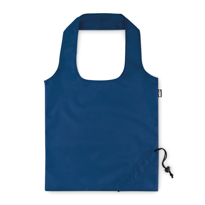 FOLDPET - Opvouwbare RPET tas - met logo of onbedrukt bestellen - Blauw