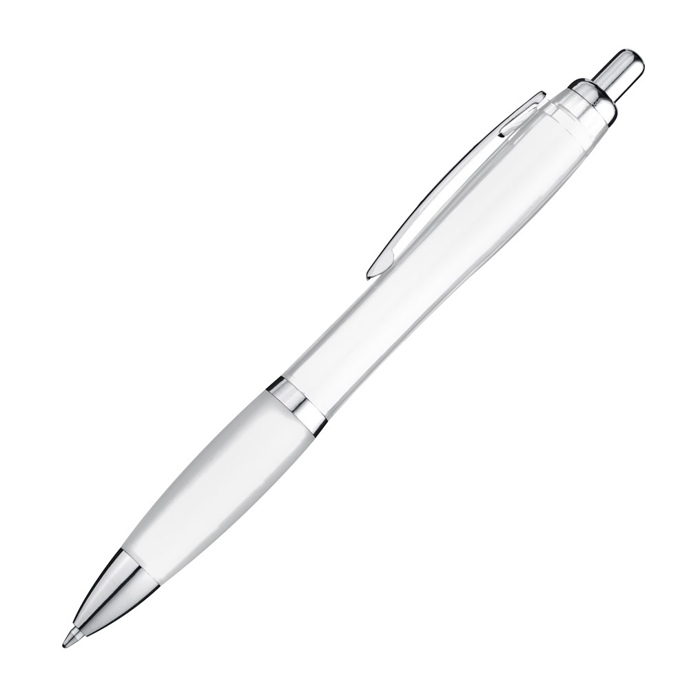 Pen met zilveren metalen clip