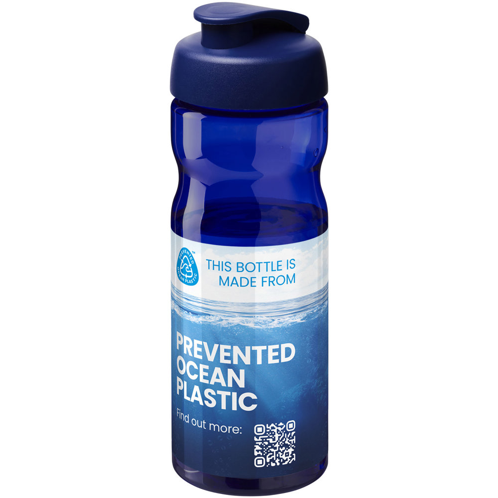 H2O Active® Eco Base drinkfles van 650 ml met klapdeksel