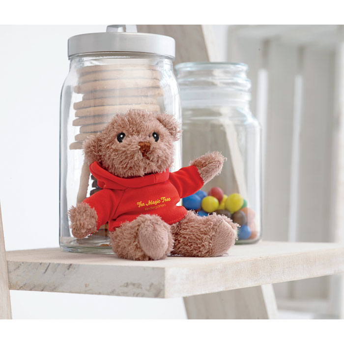 JOHNNY - Teddybeer met sweatshirt