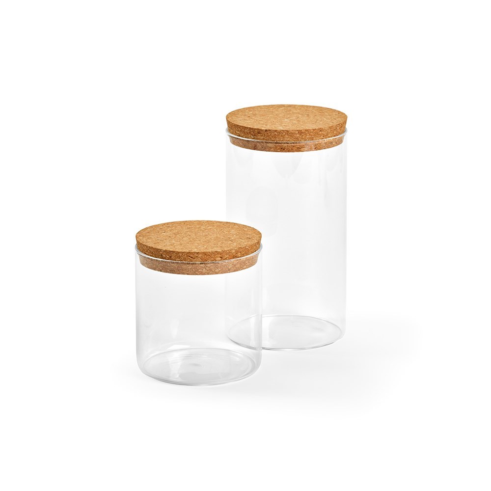 Magritte 1000 Borosilicaatglas canister 1015ml - Transparant