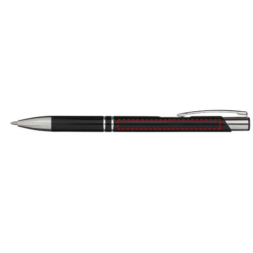 Moneta aluminium balpen (blauwe inkt)