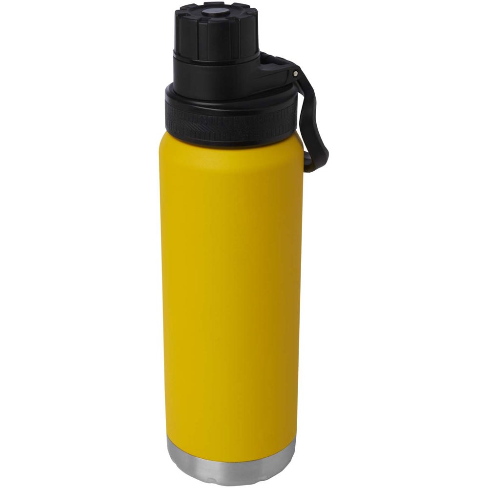 Fortis 700 ml RCS-gecertificeerde waterfles van gerecycled roestvrij staal met koperen vacuümisolatie - Oker