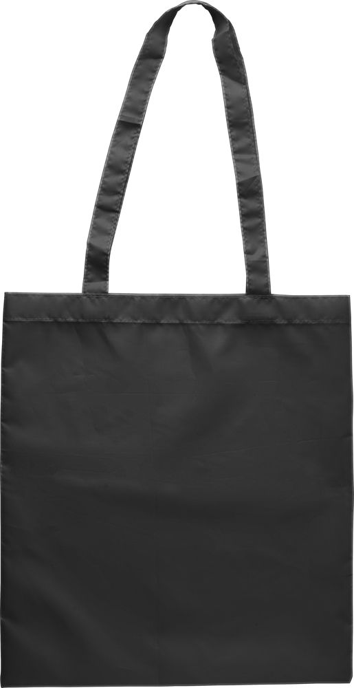 rPET polyester (190T) draagtas Anaya - met logo of onbedrukt bestellen - Zwart