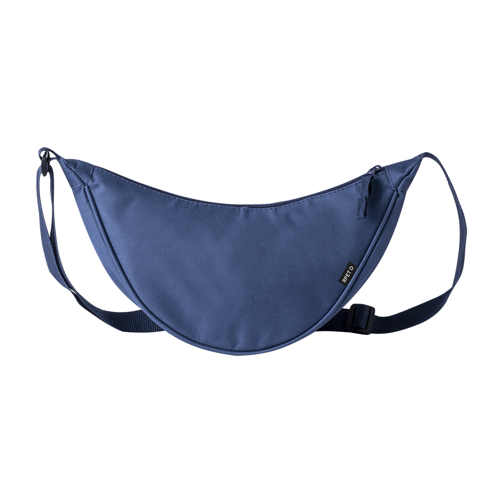 Lollap - RPET-crossbody heuptas - bedrukt of onbedrukt verkrijgbaar - donker blauw