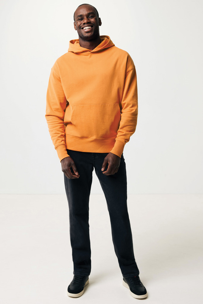 IQONIQ Yoho gerecycled katoen relaxed hoodie