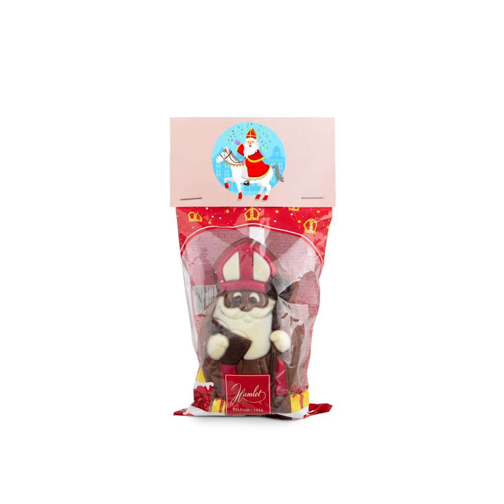 Sinterklaas chocoladepop klein - voor bedrijven en relatiegeschenken