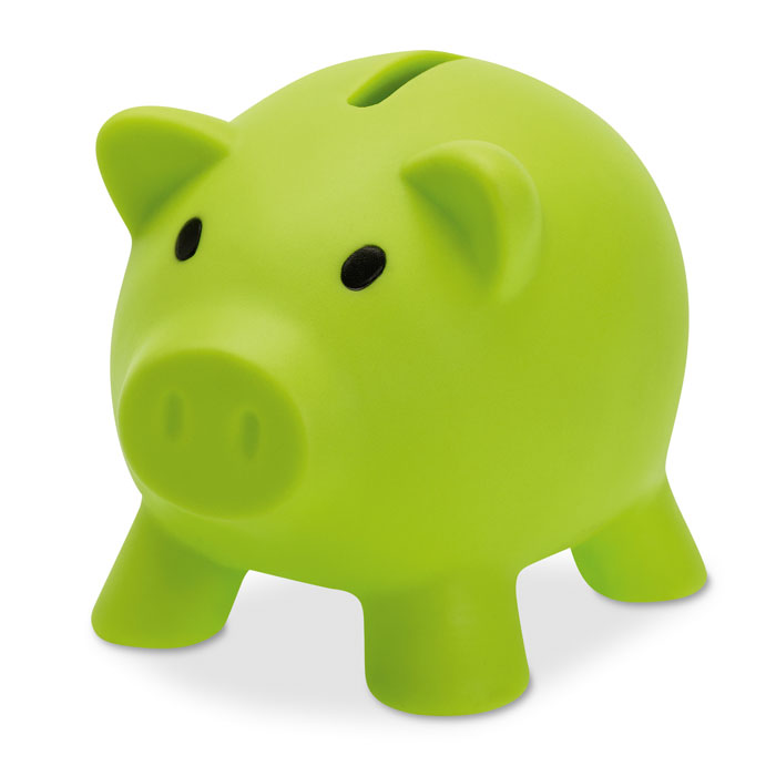 SOFTCO - Spaarvarken - voor bedrijven en relatiegeschenken - Limoen